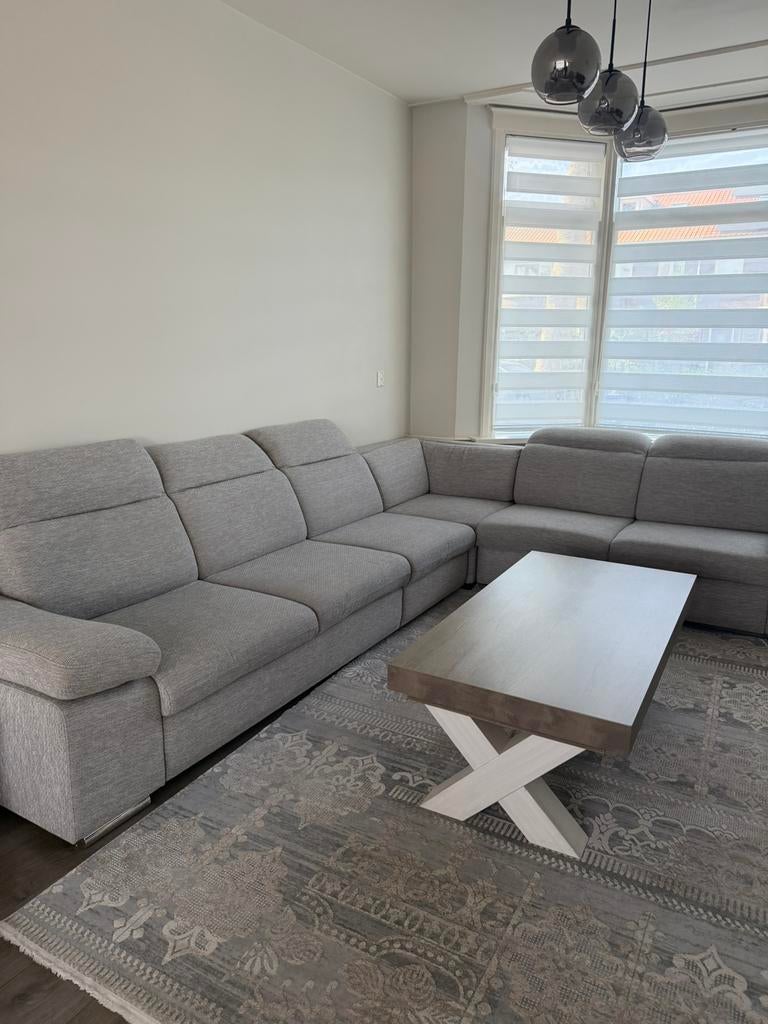 Hoekbank met uitschijfbed, Ophalen, Gebruikt