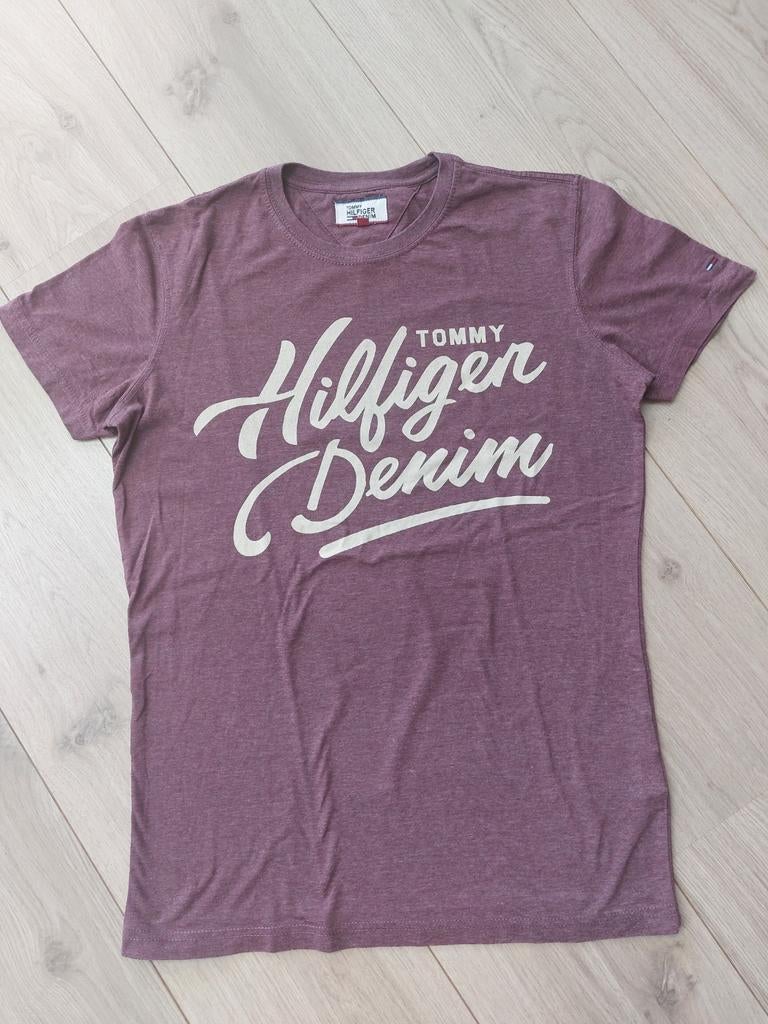 Tommy Hilfiger heren t-shirt, Ophalen of Verzenden, Zo goed als nieuw, Rood