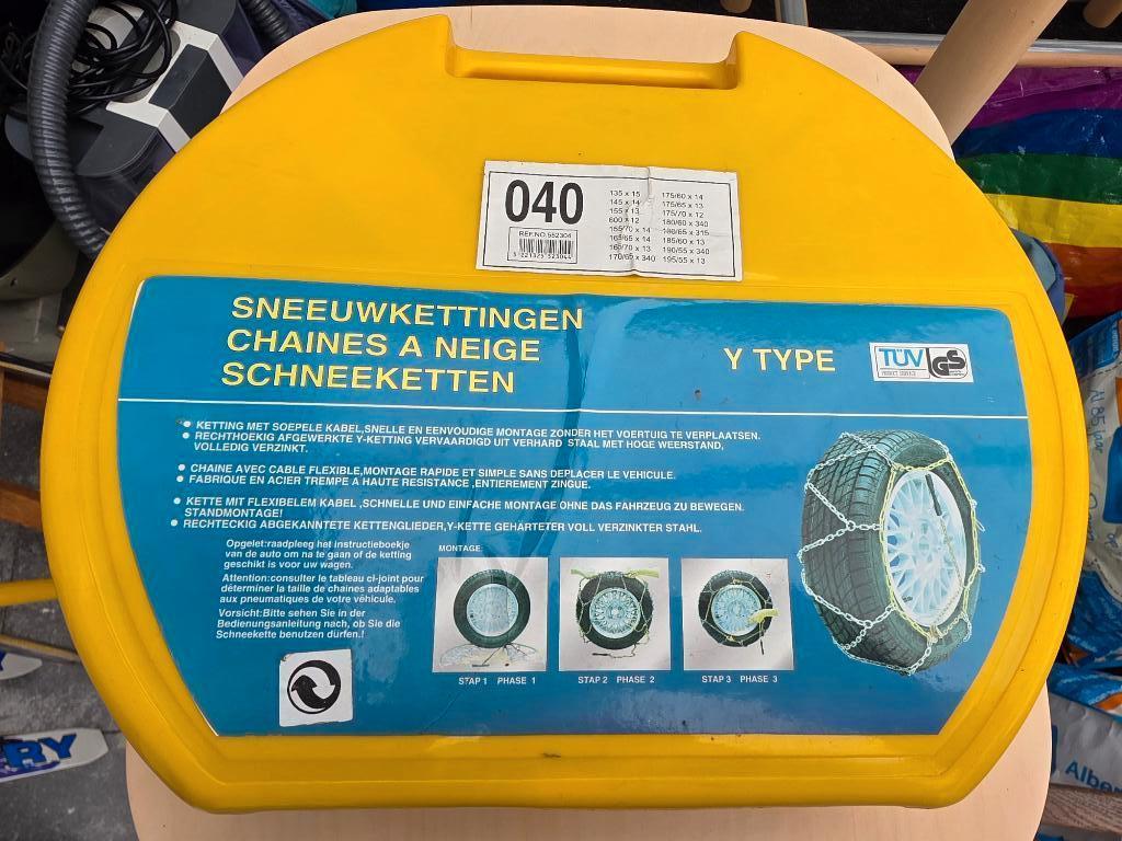 Sneeuwkettingen Y type 040, Auto diversen, Sneeuwkettingen, Ophalen, Nieuw