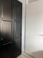 Pax kast 50x57x236 zwart incl. 3 lades + mand + roede, Huis en Inrichting, Kasten | Kledingkasten, Ophalen, Gebruikt, 200 cm of meer