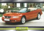 Ma444 foto chrysler stratus convertible, Ophalen of Verzenden, 1980 tot heden, Zo goed als nieuw, Overige onderwerpen