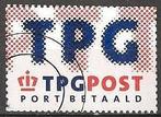 TPG logo  post O. ADV. no.77 A., Verzenden, Na 1940, Gestempeld