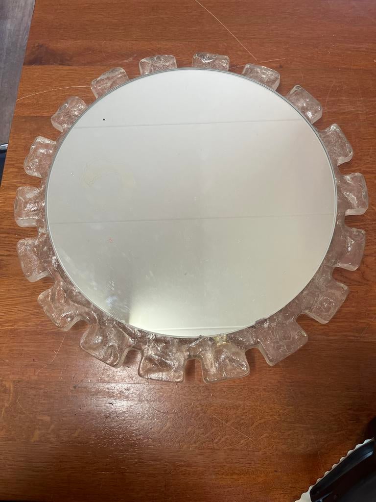 Vintage Hillebrand spiegel wandlamp, jaren 70, Ophalen