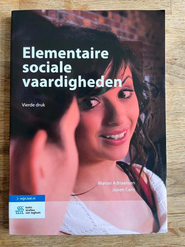 Elementaire Sociale Vaardigheden - Voeding en Diëtetiek, Boeken, Studieboeken en Cursussen, Zo goed als nieuw, HBO, Gamma, Ophalen of Verzenden