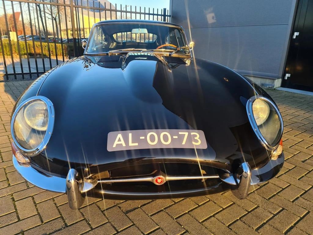 Jaguar E-TYPE Series 1,5 Coupe 4.2, Auto's, Jaguar, Gebruikt, Zwart, Zwart, Leder