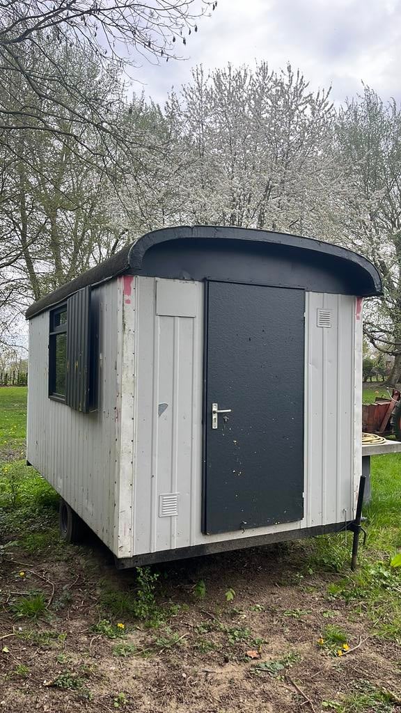 Pipo wagen/Bouwkeet/ Schaftkeet