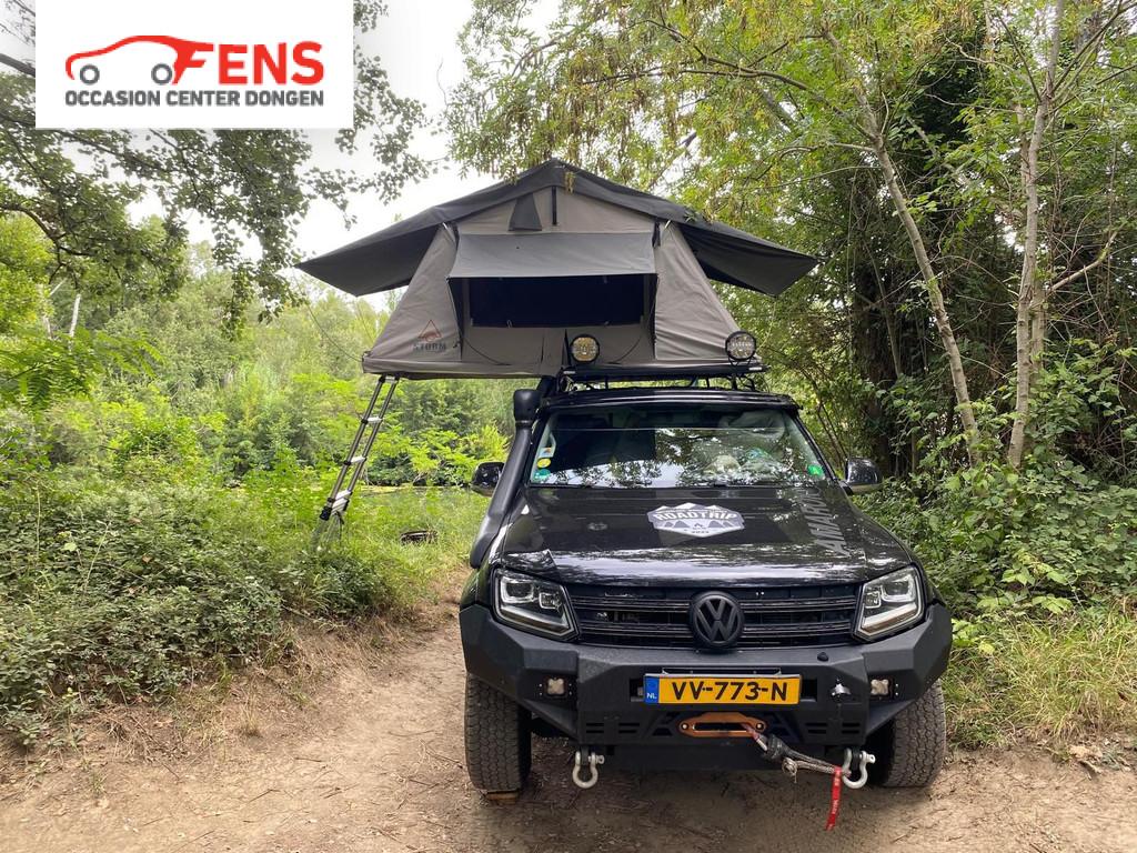 Volkswagen Amarok 2.0 TDI 4Motion Plus Easyline DAKTENT! DOU, Auto's, Automaat, Euro 5, Stof, Gebruikt