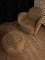 Sofacompany - Fauteuil + Poef - Teddy, Ophalen, Minder dan 75 cm, Zo goed als nieuw, Stof