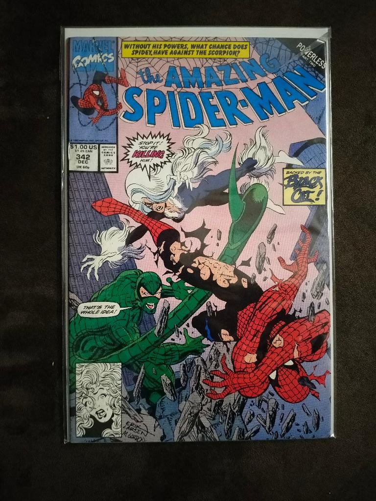 Amazing Spider-Man #342, Boeken, Strips | Comics, Eén comic, Amerika, Ophalen of Verzenden, Zo goed als nieuw
