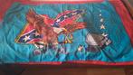 Sier vlag Adelaar rebel  Civiel War 1.40 bij 0.85 c.m, Diversen, Vlaggen en Wimpels, Ophalen of Verzenden