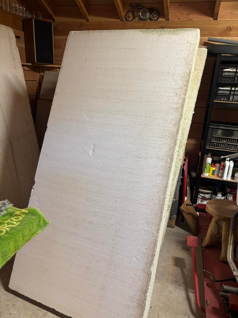 EPS isolatieplaten 2000x1000x100 mm, 4 stuks, Ophalen, Gebruikt, 5 tot 10 m², Muurisolatie