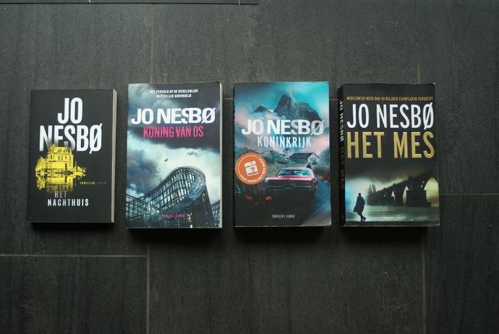 Het nachthuis - Koning van os -Koninkrijk -Het mes. Jo Nesbo, Boeken, Thrillers, Zo goed als nieuw, Ophalen of Verzenden