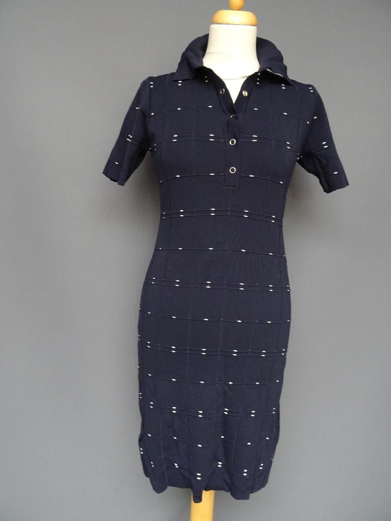 AIME balance maat S, dun gebreide bijzondere jurk., Kleding | Dames, Jurken, Blauw, AIME BALANCE, Ophalen of Verzenden, Zo goed als nieuw