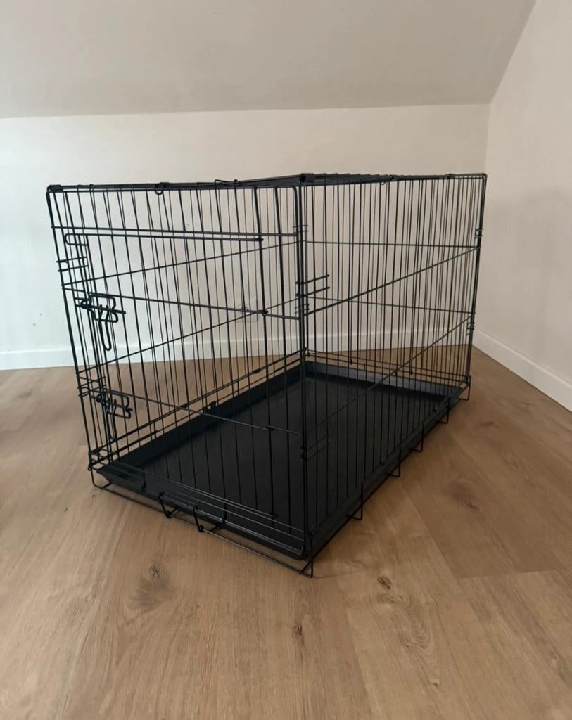 Zwarte hondenbech XL, Dieren en Toebehoren, Hondenbenches, Ophalen