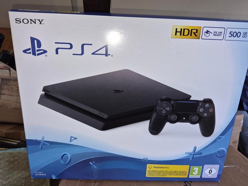 PS4 Slim 1 TB - Zo goed als nieuw, Spelcomputers en Games, Spelcomputers | Sony PlayStation 4, Ophalen of Verzenden, Zo goed als nieuw