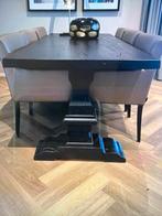 Stevige Kloostertafel Zwart - 240x98 cm, Ophalen, Gebruikt, 200 cm of meer, 50 tot 100 cm