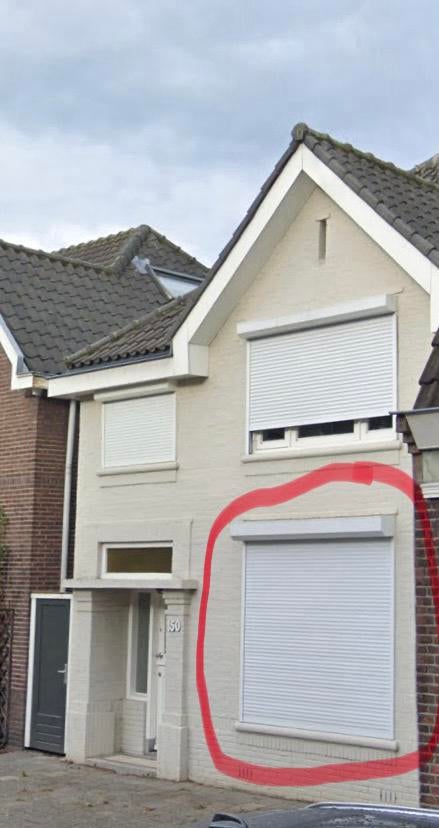 Elektrisch rolluik 232 cm breed, Gebruikt, 200 cm of meer, Wit, Ophalen of Verzenden