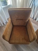 Louvre Star Swivel Armchair - Mosterdkleur, Ophalen, Zo goed als nieuw, Stof