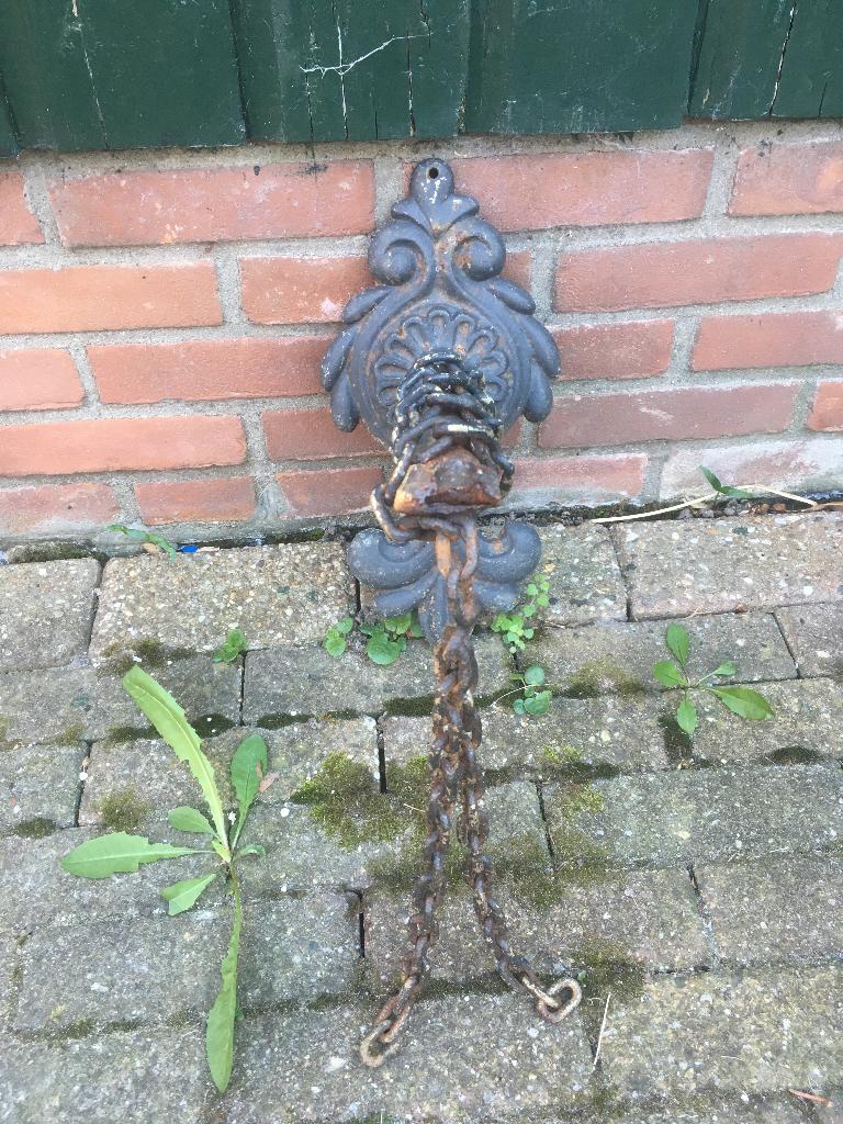 muuranker muurijzer omgebouwd tot plantenhanger, Ophalen of Verzenden