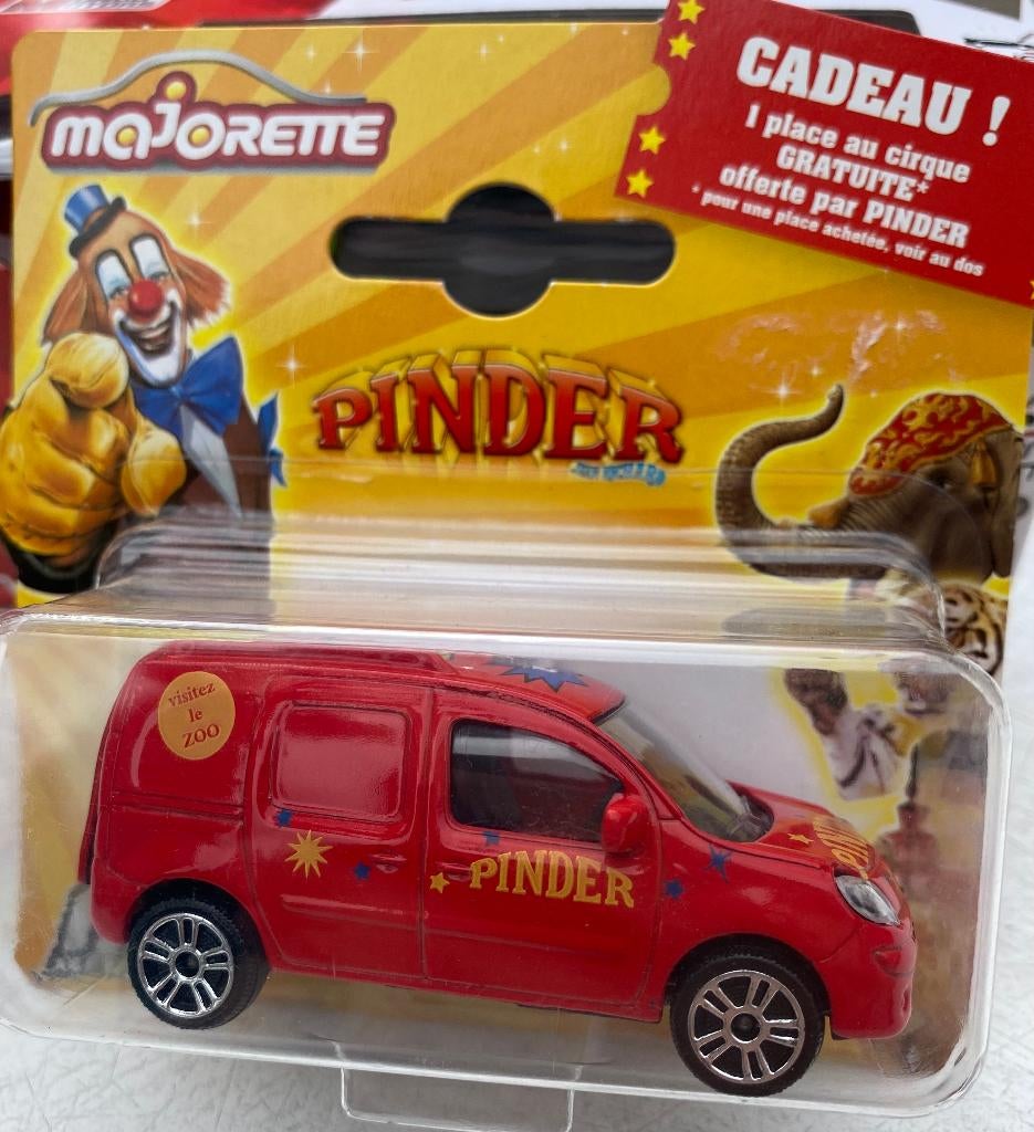 Majorette Renault Kangoo Pinder Circus, Hobby en Vrije tijd, Ophalen of Verzenden, Nieuw, Auto
