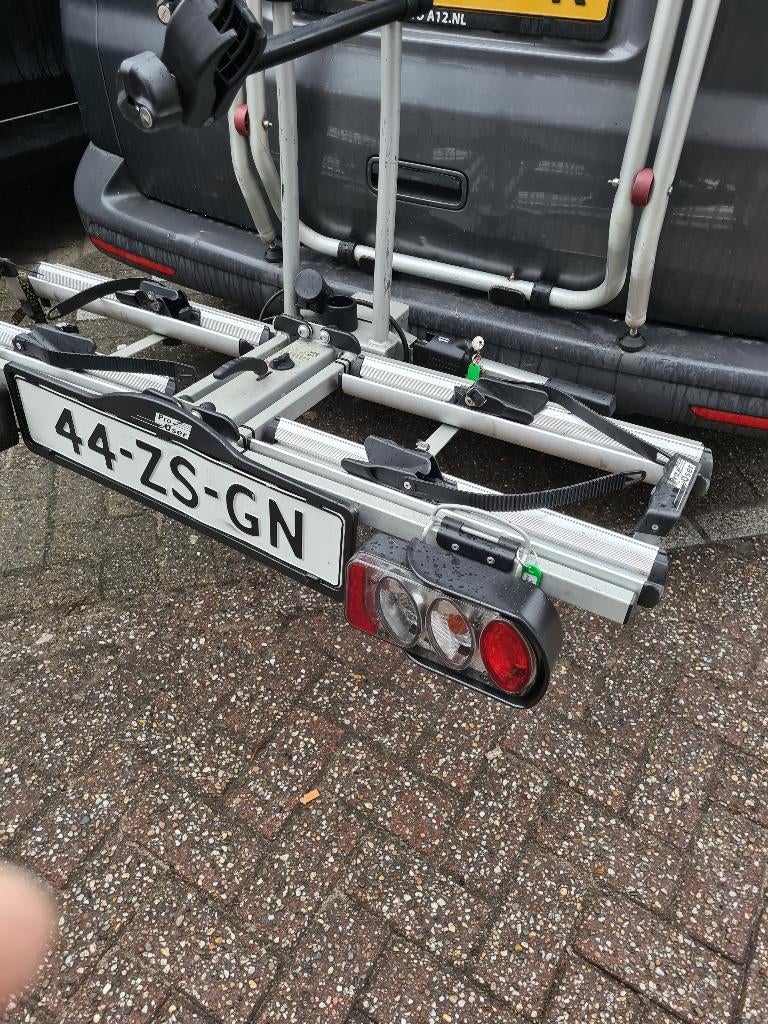 Pro User Fietsendrager op trekhaak voor 2 (e-bike) fietsen., Auto diversen, Fietsendragers, Ophalen, Gebruikt, Elektrische fiets