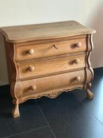 Antieke houten commode met 3 lades, Ophalen