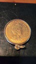 Gouden 10 gulden 1911 in hanger, Postzegels en Munten, Ophalen of Verzenden, Koningin Wilhelmina, 10 gulden