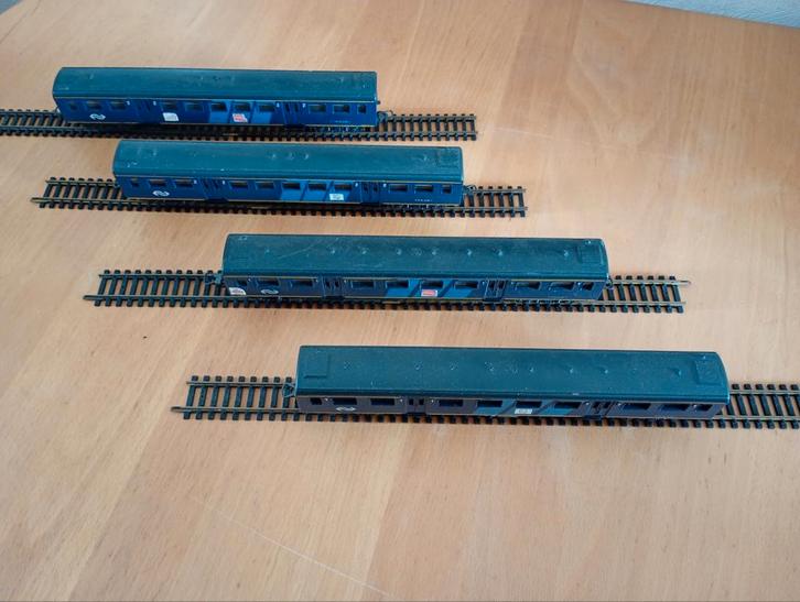 Lima NS plan E rijtuigen - Gelijkstroom/Wisselstroom, Hobby en Vrije tijd, Modeltreinen | H0, Gebruikt, Wagon, Gelijkstroom of Wisselstroom