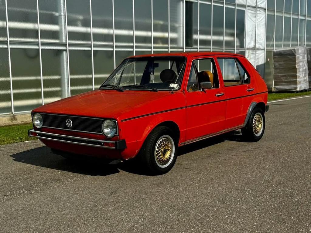 Golf 1 | Swallowtail | APK Vrij | Wegenbelasting vrij | 1975, Auto's, Voorwielaandrijving, 4 cilinders, 133 pk, Leder