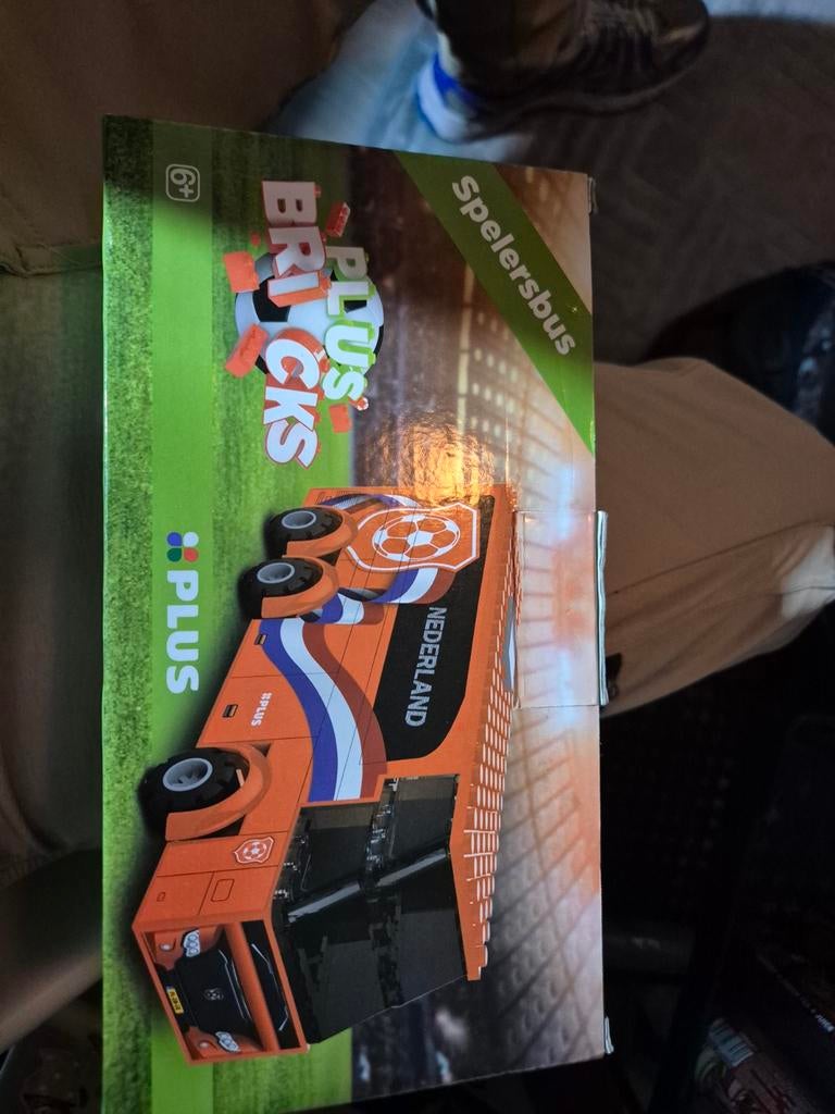 PLUS Bricks Spelersbus Nederland Bouwpakket, Ophalen of Verzenden, Nieuw, Overige merken