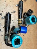 Nitro branstof motor., Gebruikt, Auto offroad, Ophalen of Verzenden, Schaal 1:8