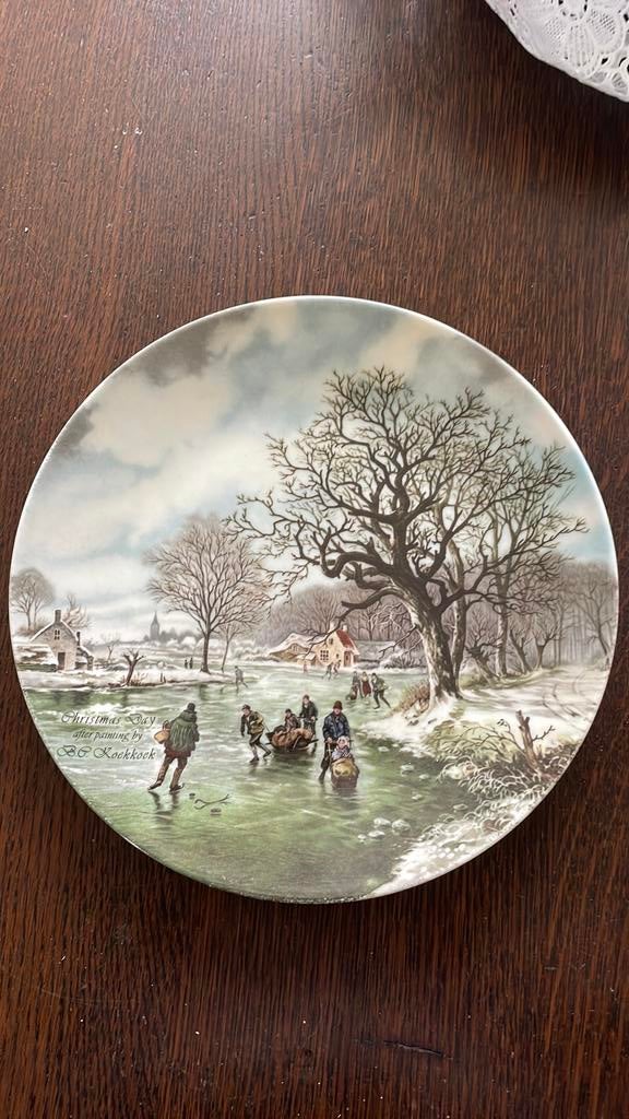Wandbord winter, Ophalen of Verzenden
