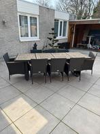 Compleet tuinset , tafel en stoelen, Tuin en Terras, Ophalen, Gebruikt