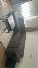 Hoekbank monet grijs zwart, Ophalen of Verzenden, Zo goed als nieuw, Stof