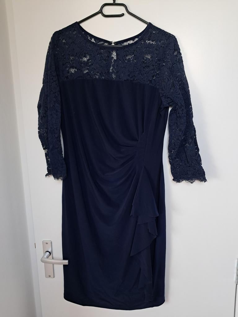 Joseph Ribkoff jurk, Kleding | Dames, Jurken, Maat 38/40 (M), Blauw, Joseph Ribkoff, Ophalen of Verzenden