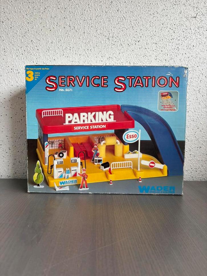 Wader Service Station No. 5071 plastic parking garage, Verzamelen, Speelgoed, Nieuw, Ophalen of Verzenden