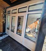 Schüco CT 70 Accent kozijn zwart/wit 347x260cm deuren PVC, Ophalen, Kunststof, Deurkozijn, 225 cm of meer