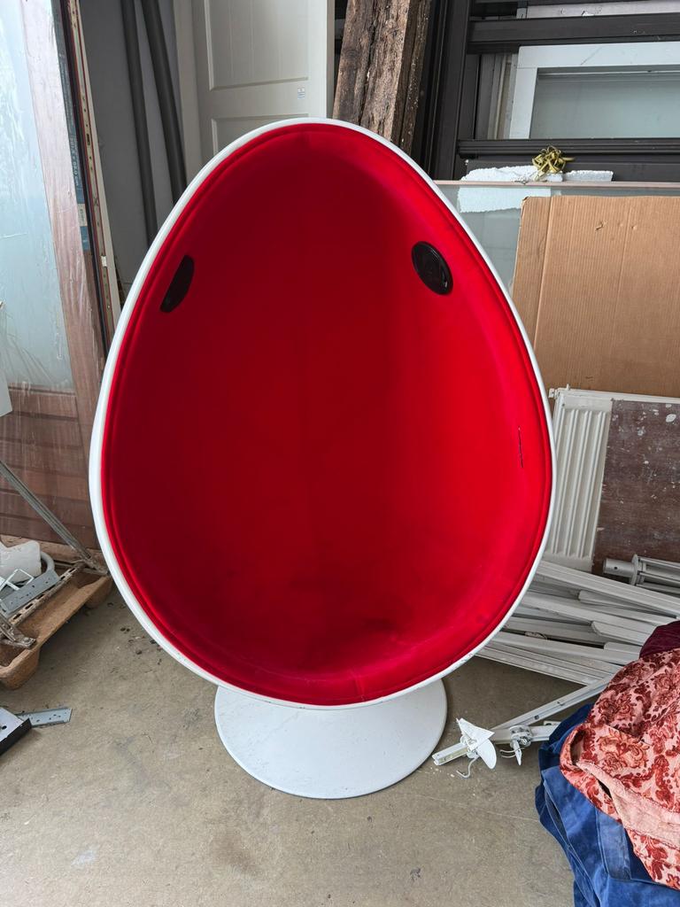 Retro ufo ei stoel design egg pod chair fauteuil meubel, Ophalen, Zo goed als nieuw, 75 tot 100 cm, 50 tot 75 cm