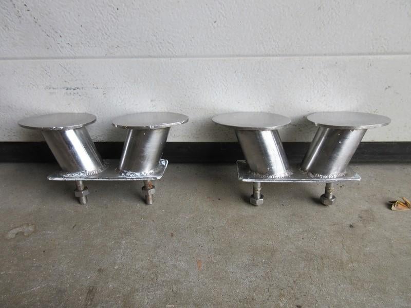 2x rvs bolder 20 cm, Ophalen, Gebruikt, Overige typen