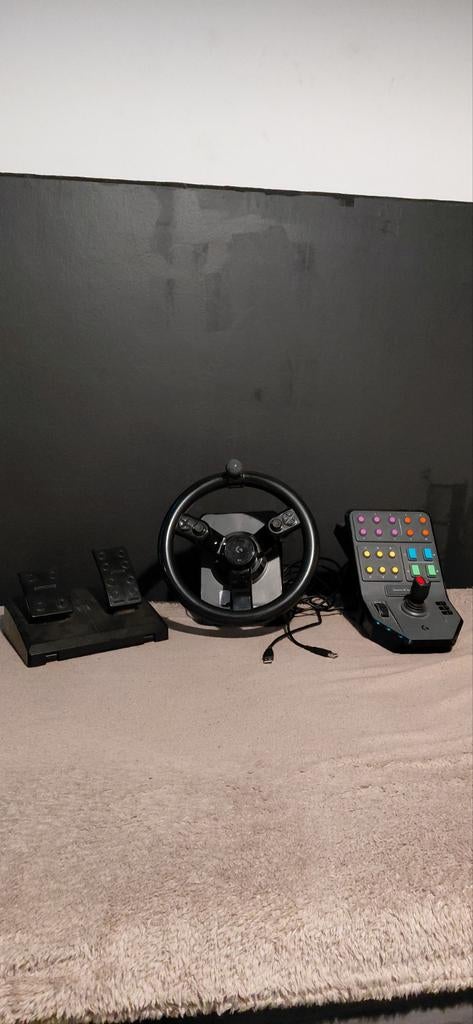 Stuur, gaspedaal en een bedienings paneel., Computers en Software, Overige Computers en Software, Ophalen of Verzenden