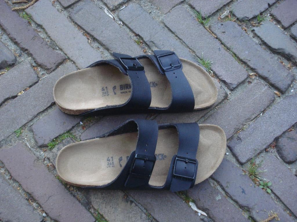 BIRKENSTOCK ARIZONA ZWART 41 NIEUW GRATIS VERZENDING POST