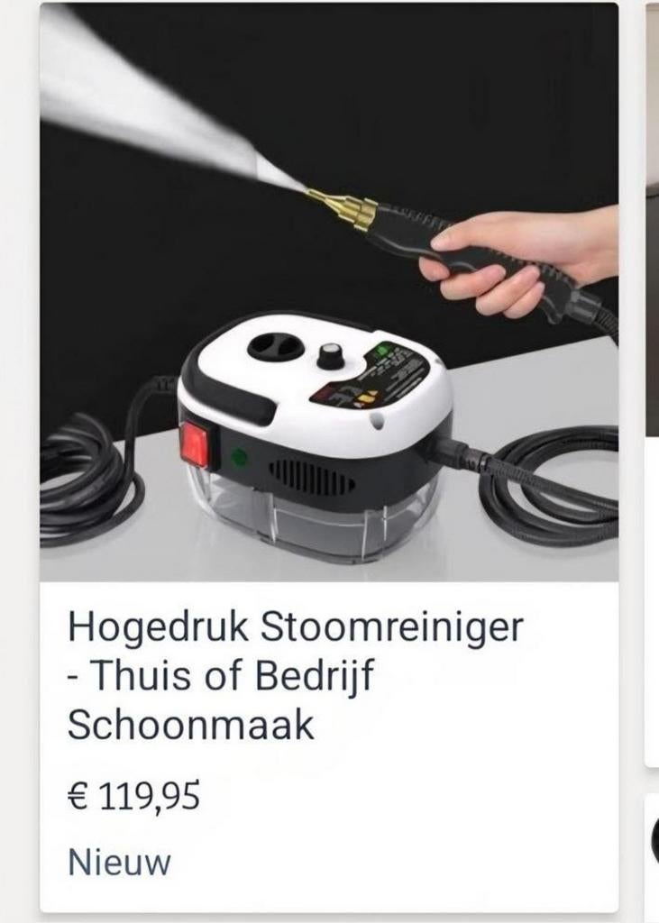 Hogedrukspuit stoomreiniger, Witgoed en Apparatuur, Stoomapparaten, Nieuw, Ophalen of Verzenden