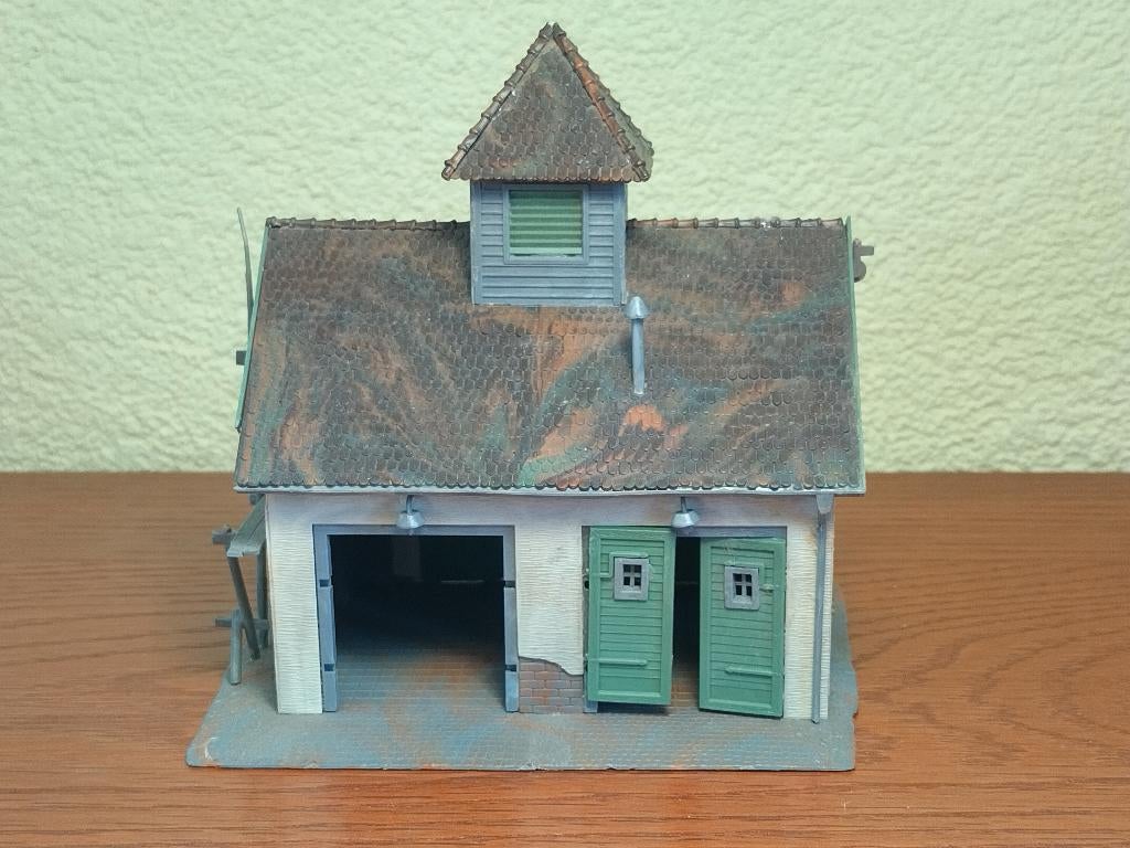 Faller B-286 - Brandweerkazerne, Overige merken, Gebruikt, Gelijkstroom of Wisselstroom, Brug, Tunnel of Gebouw