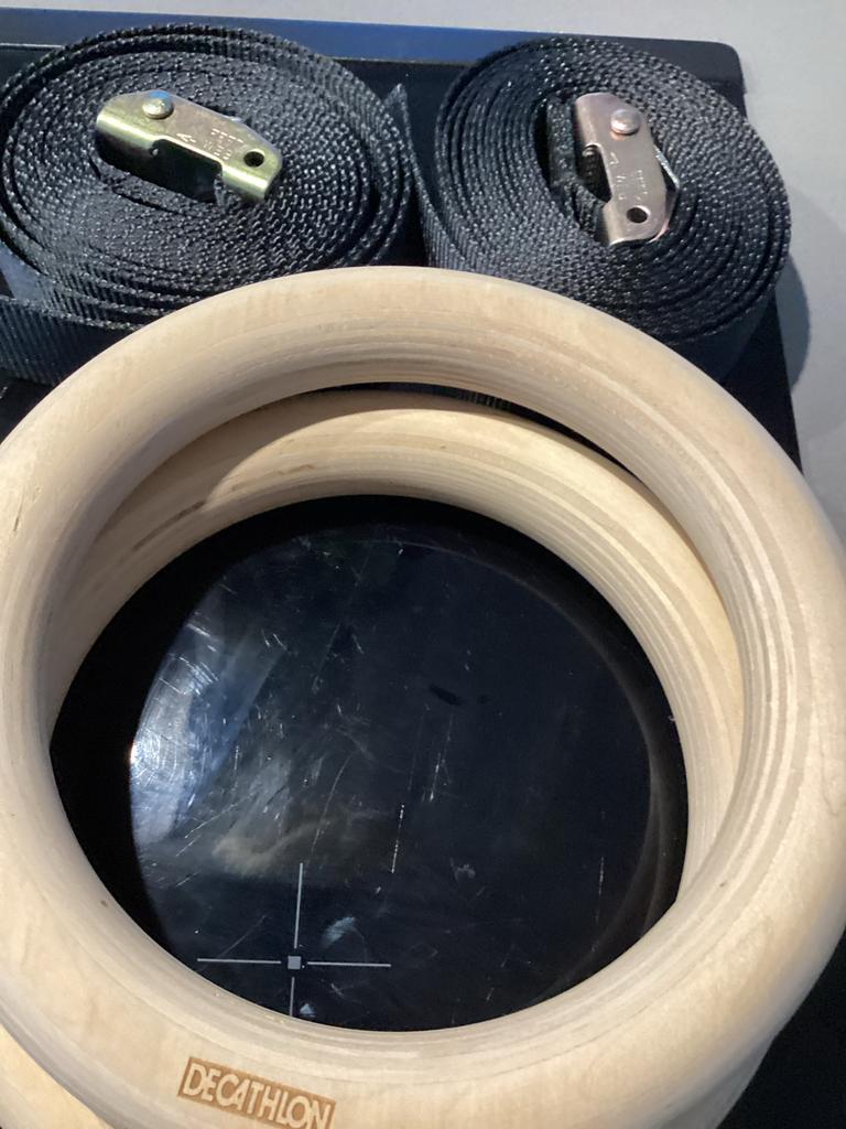 Decathlon fitnessringen voor armspieren, Ophalen, Zo goed als nieuw, Armen, Overige typen