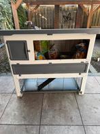 Ferplast kunstof konijnenhok, Dieren en Toebehoren, Ophalen, 110 cm of meer, Zo goed als nieuw, 90 cm of meer