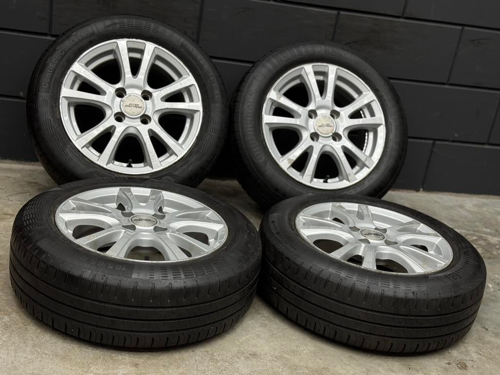 14 inch Inter Action - C1 108 Aygo 4x100 ET35 54.1 165/65/14, Auto-onderdelen, Banden en Velgen, Ophalen, 14 inch, ., Banden en Velgen