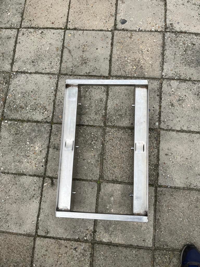 Rendisk RVS dolly (horeca) 6 wielen, Ophalen of Verzenden, Gebruikt