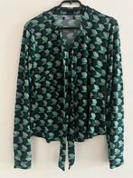 King Louie Blouse Travelstof Maat M, Verzenden, Zo goed als nieuw, Maat 38/40 (M), Groen