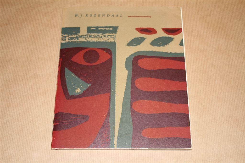 Tentoonstellingscatalogus W.J. Rozendaal - 1959, Ophalen of Verzenden, Zo goed als nieuw