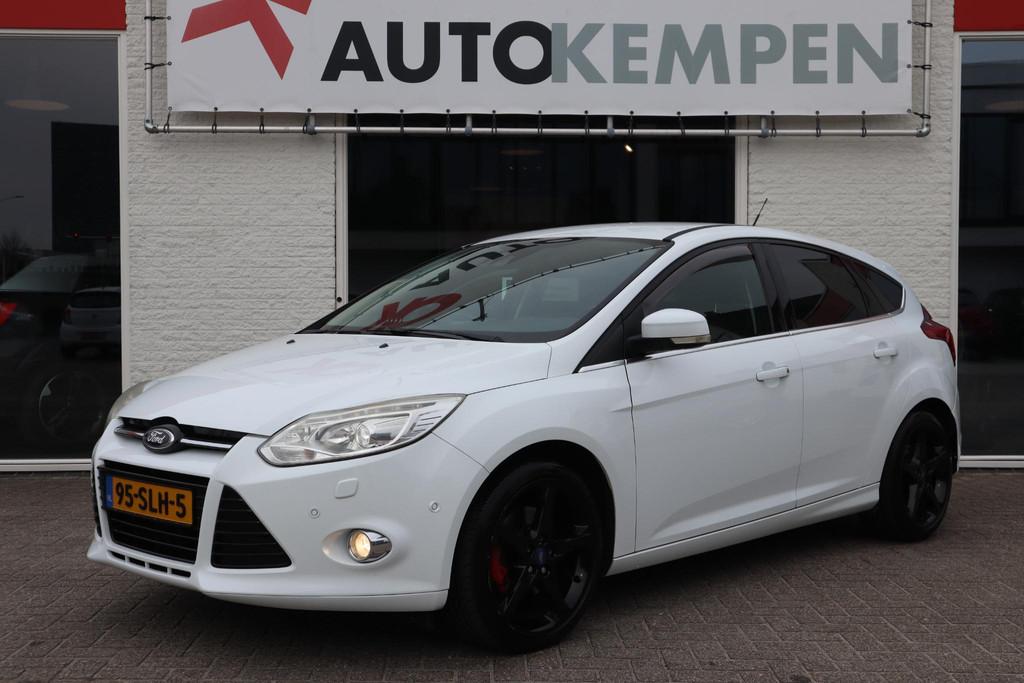 Ford Focus 1.6 EcoBoost TITANIUM 180 PK|LEDEREN RS STOELEN|S, Gebruikt, 4 cilinders, Wit, Bedrijf